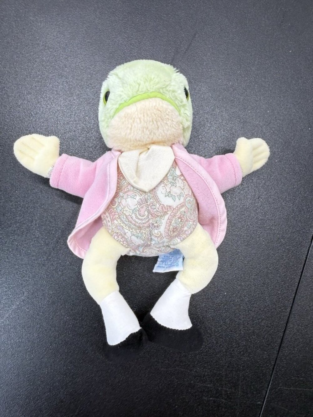 Vintage Eden Toys Mr Jeremy Fisher Plush Beatrix Potter Frog Doll 9”